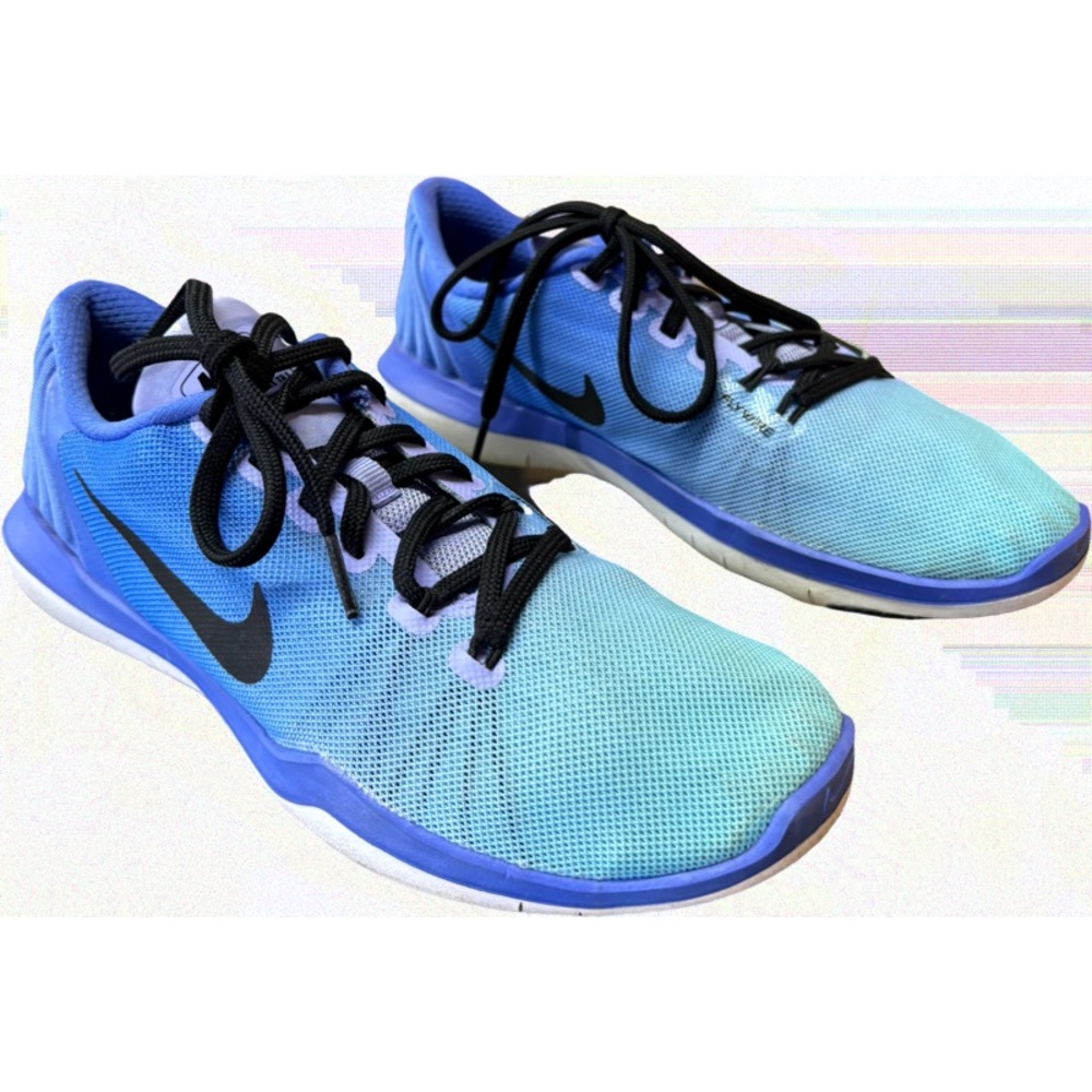 Nike Women's Flex Supreme Tr 5 Fade Medium Blue / Black Still Ankle-High Size 7